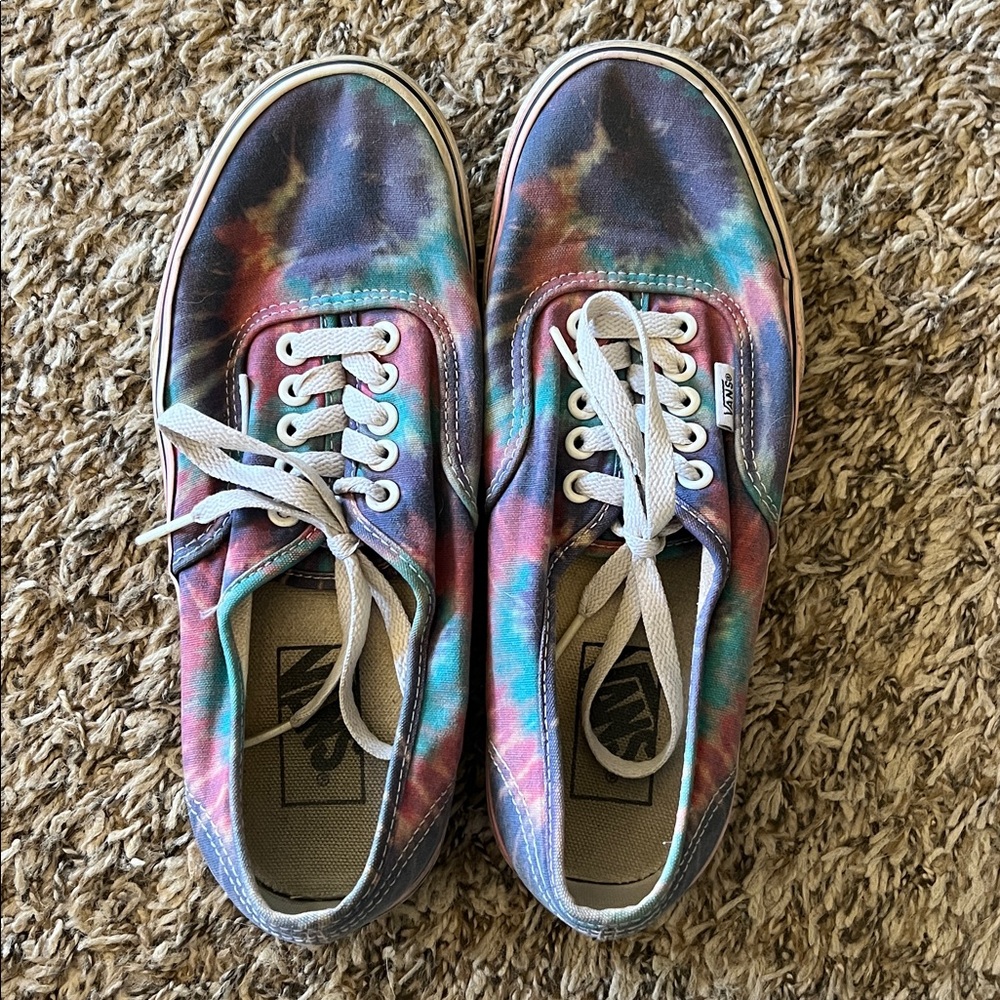 Vans Multicolor Tie-Dye Canvas Shoes